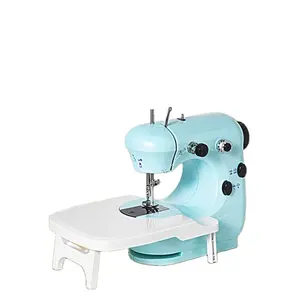Minimáquina DE COSER portátil enchufable para el hogar, máquina de coser gruesa, con botón de Overlock, para comer, JA1-1Multifunctional, 505