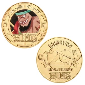 Moneda Conmemorativa de los Cinco Emperadores de Anime Clásico, Artesanía en Metal, Recuerdo de Anime, Fundición a Presión en Hierro - Product Image 4