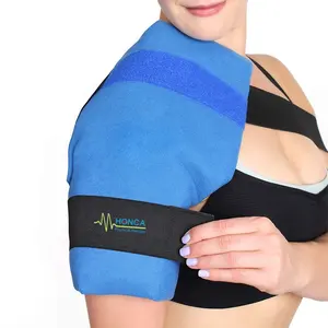 Hot Cold Therapy Reusable Ice Pack Gel Wrap Shoulder Ice Pack Wrap For Neck Shoulder Back Wrist Knee Foot & Ankle