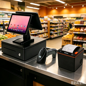 Sistema POS HS-ST54 con <span class=keywords><strong>Grande</strong></span> Cassetta Portadenaro, Registratore di <span class=keywords><strong>Cassa</strong></span>, Stampante Bluetooth 80mm, Schermo Doppio da 15 Pollici, CPU 3568, Memoria 4GB+64GB - Product Image 5