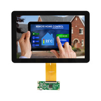 Pantalla táctil capacitiva personalizada, 7 pulgadas, 10,1, 15, 21,5, 32, rj45
