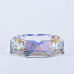 ถาดซิการ์โลหะทรงแปดเหลี่ยมพิมพ์สีดีไซน์คลาสสิกที่เขี่ยบุหรี่คริสตัลรูปร่างปรับแต่งได้สำหรับการสูบบุหรี่บรรจุในกล่อง - Product Image 5