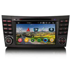 Erisin ES6581E 7" IPS Android 14.0 DSP CarPlay Auto Lecteur DVD <span class=keywords><strong>de</strong></span> voiture GPS pour Benz Classe E W211 Classe G W463 CLS W219 Autoradio - Product Image 1
