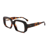 Lunettes vintage de petite taille, lunettes en acétate vert, lunettes de luxe 2025, montures épaisses, montures carrées