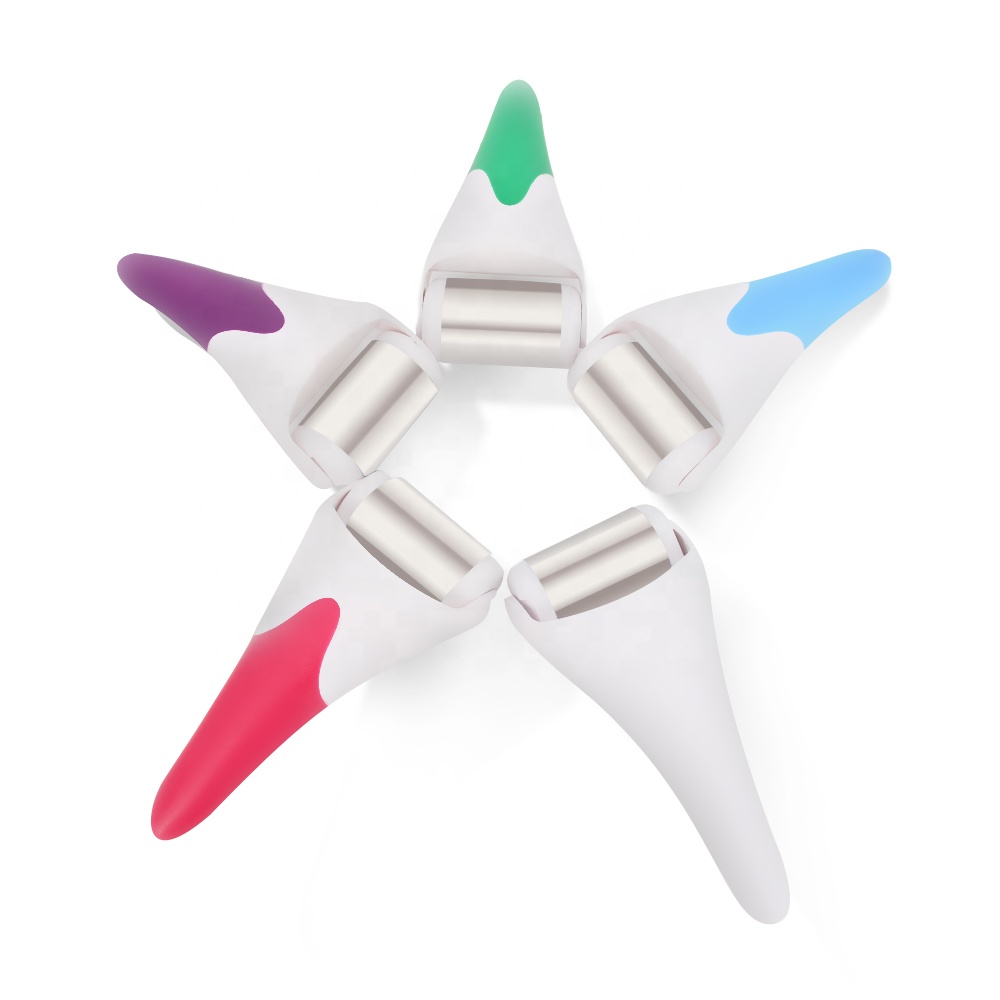 OstarBeauty частная этикетка для домашнего использования из нержавеющей стали Дерма ролик льда ролик для массажа лица против отечности