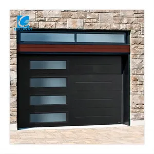 American Style Automated Interior Car Overhead Insulated Flap Sliding Garage Door