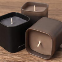 Kerzen-Geschenkset für Zuhause – Aromatherapie-Duftkerzen aus mattiertem Glas mit individuellem Logo