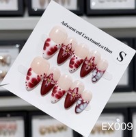 Fournisseur d'ongles personnalisés avec autocollants pour ongles Faux ongles de marque privée de différentes tailles pour ongles artificiels