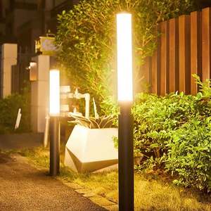 Lámpara LED <span class=keywords><strong>de</strong></span> Poste Alto para Jardín, Camino, Paisaje, <span class=keywords><strong>Exterior</strong></span>, <span class=keywords><strong>de</strong></span> Aluminio, con Sensor <span class=keywords><strong>de</strong></span> Movimiento, Clasificación IP65, 30W, CA, Garantía <span class=keywords><strong>de</strong></span> 3 Años - Product Image 1