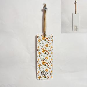 Marcapáginas de Hierro Hecho a Mano con Diseños de Flores de Mariposa <span class=keywords><strong>en</strong></span> Alemán, 5x15cm, Personalizado, Ecológico, Impresión UV, Estilo Antiguo/Moderno - Product Image 6