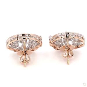 Pendientes Clásicos de Oro con Diamantes para Mujer, Brillo Brillante, Joyería Fina de Moda, Regalo para Boda, Compromiso, Fiesta - Product Image 2