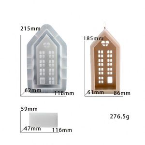 House Shaped Silicone <b>Mold</b>, DIY Glue/Incense Candle/<b>Cake</b>/Chocolate <b>Mold</b>, Non-stick Easy Release Baking Tool - Product Image 2