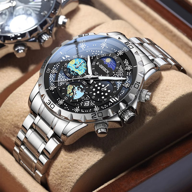 Luxury Watches New Casual Stainless Steel Band Business Quartz h With Luminous Pointers Reloj Para Hombre Watch for Men
