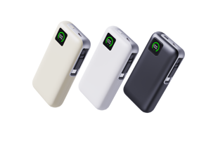 OEM/ODM Batterie externe 10000mAh Charge rapide 20W Câble rétractable Coque ABS Mini chargeur portable avec affichage numérique - Product Image 4