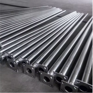 Nhôm 6-12M đèn chiếu sáng đường phố cực thiết kế đ<span class=keywords><strong>a</strong></span> giác cho tùy chọn cánh tay đơn/Đôi 160 km/h chống gió bảo hành 10 năm - Product Image 5