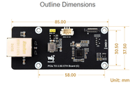 Carte PCIe vers 2.5G ETH (C) pour Raspberry Pi 5, prend en charge Raspberry Pi OS, sans pilote, Plug and Play