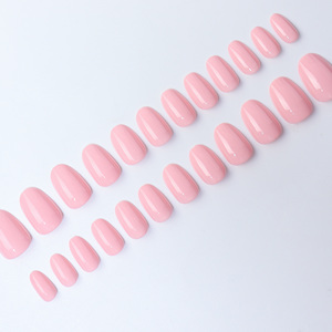 <span class=keywords><strong>Uñas</strong></span> Postizas al por Mayor, 24 Piezas, <span class=keywords><strong>Rosa</strong></span> <span class=keywords><strong>Claro</strong></span>, Ovaladas, Logotipo Personalizado y Marca Privada, Material ABS Suave, Ajuste Cómodo - Product Image 3