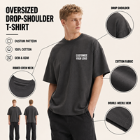 T-shirt en coton personnalisé avec logo pour homme, grande taille, décontracté, confortable, à manches courtes, couleur unie, surdimensionné, streetwear, été