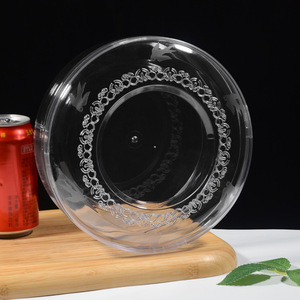 Caja Redonda de Plástico Transparente de Alta Gama para Regalo, Tipo Nido de Pájaro, Vacía, para Empaque de Lujo - Product Image 3