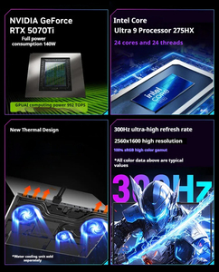 Portátil para Juegos MECHREVO 16Ultra de 16 Pulgadas, Procesador Ultra 9 275HX, RTX 5070Ti, QHD 300Hz, Computadora de Alta Calidad - Product Image 2