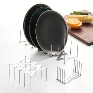 Stainless Steel Telescopic Rack <b>Shelf</b> Side Pot Lid Holder Steaming Rack Folding <b>Shelf</b> for Food Steamer - Product Image 2