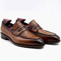 Neuankömmling Hochwertige Herren Loafer Schuh Echte Kuh Lederschuhe Großhändler High-End Handmade Custom Dress Schuhe für Männer