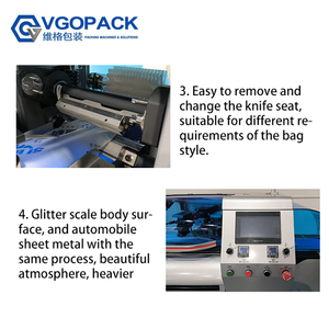 Vgopack Machinery Horizontale Bodenfolien-Flowpack-Maschine für Kissenbeutel - Automatische Gemüse- und Lebensmittelverpackungsanlage - Product Image 4