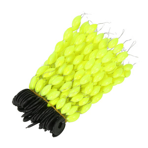 Flotteur de pêche en rivière à profil en T rouge fluorescent Seven Star Float, conception sensible, lot en vrac - Product Image 2