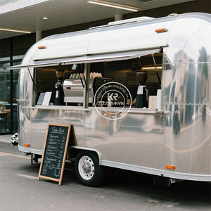 Op Maat Gemaakte Mobiele Hotdog Kar Ijs Food Trailer Truck Volledig Uitgerust Restaurant Roestvrijstalen Karren Mobiele Keuken Truck - Product Image 3