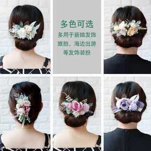 Venta caliente Rose Flower Hair Clip Peine Slide <span class=keywords><strong>Flamenco</strong></span> Dancer Hair Styling Clip Accesorios para el cabello - Product Image 6