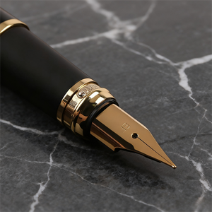 Stylo plume d'affaires en métal de haute qualité de luxe avec logo stylo de calligraphie pour hommes stylo personnalisé pour cadeaux promotionnels d'entreprise - Product Image 5