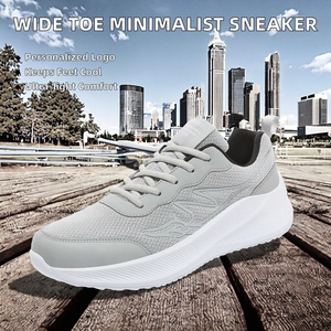 <b>Wide</b> Toe Minimalist Sneaker Embroidered Unisex ultra Light Rebound <b>Walking</b> <b>Shoes</b> Fashion Trend EVA Summer Men's Running <b>Shoes</b> - Product Image 2
