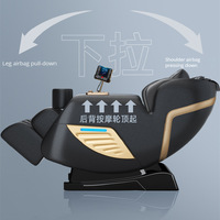 Silla de spa de masaje eléctrica de lujo de alta calidad C81 de Guangdong 4D 3D masaje de cuerpo completo de gravedad cero precio plegable portátil
