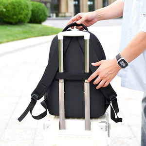 Laptop Backpack Large Capacity <b>Computer</b> Interlayer Shoulder Straps Men's Leisure Travel <b>Bag</b> - Product Image 2
