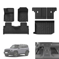 Haute qualité luxe 3d Tpe tapis de sol de voiture ensemble étanche antidérapant facile à nettoyer tapis de voiture pour Jetour Traveler T2 2023 2024