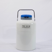 Réservoir d'azote liquide en aluminium certifié CE de 10 L pour cellules souches