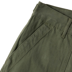 <span class=keywords><strong>Pantaloni</strong></span> da <span class=keywords><strong>Uomo</strong></span> Personalizzati Primaverili a Gamba Dritta Verde Oliva Vintage di Alta Qualità, <span class=keywords><strong>Pantaloni</strong></span> Utility in Tessuto Twill, <span class=keywords><strong>Pantaloni</strong></span> Fatigue Herringbone - Product Image 3