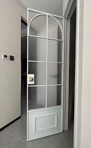 Intérieur de villa <span class=keywords><strong>Porte</strong></span> française à <span class=keywords><strong>double</strong></span> <span class=keywords><strong>vitrage</strong></span> en aluminium Cuisine Design Hôtel de luxe Véranda de jardin <span class=keywords><strong>Porte</strong></span> <span class=keywords><strong>d</strong></span>'entrée à battants - Product Image 3