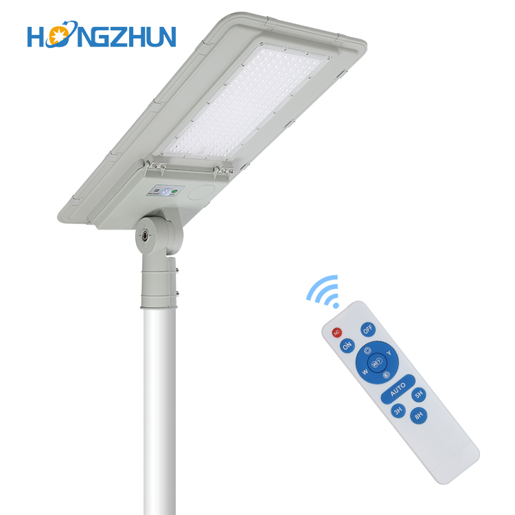 Al aire libre ip66 100 impermeable 180 w todo en uno integrado de la energía solar de la lámpara de calle