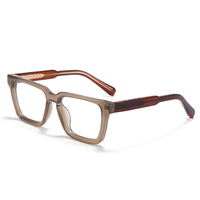 Monture de lunettes rétro unisexe style CP avec design à broches, tendance, bicolore, anti-lumière bleue, pour myopie, modèle CL 8649