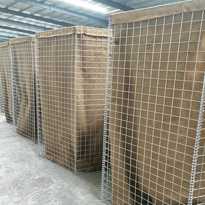 <span class=keywords><strong>Gabion</strong></span> carré galvanisé haute sécurité à trous soudés avec revêtement en géotextile pour la lutte contre les inondations et les murs de soutènement - Product Image 4