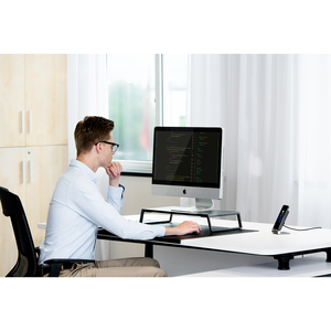 Màn hình đứng Riser chân cho máy tính máy tính xách tay <span class=keywords><strong>iMac</strong></span> bằng gỗ Màn hình máy tính để bàn Riser bàn để nâng cao Màn hình máy tính xách tay đứng - Product Image 4