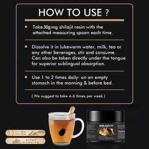 Oem ODM nhãn hiệu riêng shilajit nhựa Natures cân bằng sức khỏe chế độ ăn uống bổ sung shilajit sản phẩm - Product Image 5