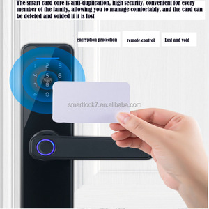 Serrure numérique intelligente avec lecteur d'empreinte digitale, pour <span class=keywords><strong>tuya</strong></span> /TTlock, wifi - Product Image 2