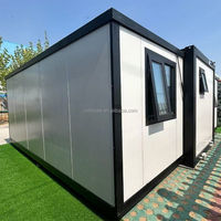 Importation de maisons préfabriquées en acier de Chine, résistantes aux tremblements de terre, design moderne, utilisation en parc, maison de glamping de luxe en capsule