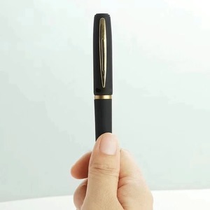 Black <b>Gold</b> 1.0mm Ballpoint <b>Pen</b> Large Capacity Signature <b>Pen</b> Office Use - Product Image 4