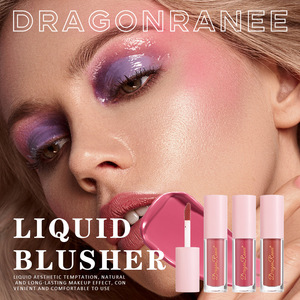 Dragon Ranee, rubor líquido de 8 colores, reparación, ligeramente borracho, agua fina, a prueba de sudor, brillo, rubor perezoso, lápiz labial líquido, agua - Product Image 5