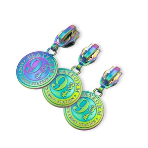 สินค้าขายดี สีรุ้งแบบกำหนดเอง/สีรุ้งแบบด้าน # ตัวดึงซิปโลหะไนลอน 5 ชิ้นสำหรับเสื้อผ้าหรือกระเป๋า - Product Image 1