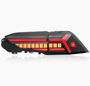 ไฟท้ายรถยนต์ LED สีแดง รุ่นใหม่ AURON กันน้ำ ผลิตจากวัสดุ ABS สำหรับรถยนต์ Rav4 ปี 2020-2025 แรงดันไฟฟ้า 12V พร้อมไฟเบรก - Product Image 4