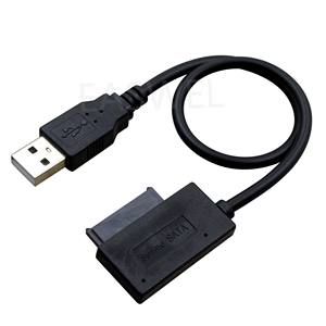 7 + 6 13Pin <span class=keywords><strong>Slim</strong></span> <span class=keywords><strong>SATA</strong></span>/<span class=keywords><strong>IDE</strong></span> CD DVD Sang Bộ Chuyển Đổi Cáp Ổ Đĩa Quang USB2.0 - Product Image 2